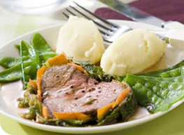 Boeuf rôti aux fines herbes