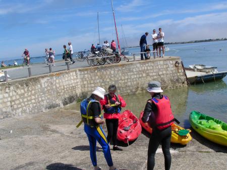 kayak à l'ile de ré