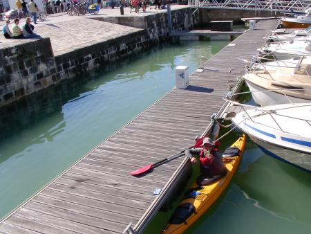 kayak à l'ile de ré