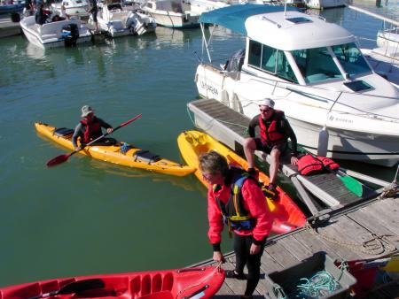 kayak à l'ile de ré