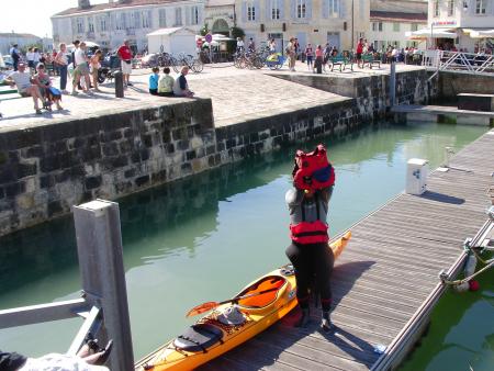 kayak à l'ile de ré