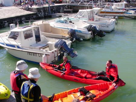 kayak à l'ile de ré