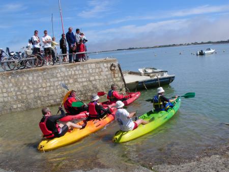 kayak à l'ile de ré