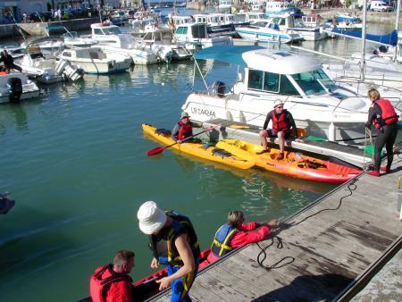 kayak à l'ile de ré
