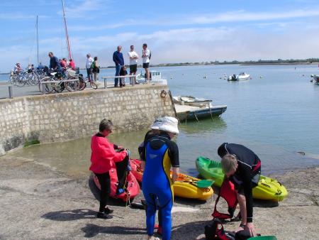 kayak à l'ile de ré