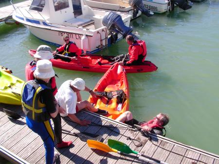 kayak à l'ile de ré