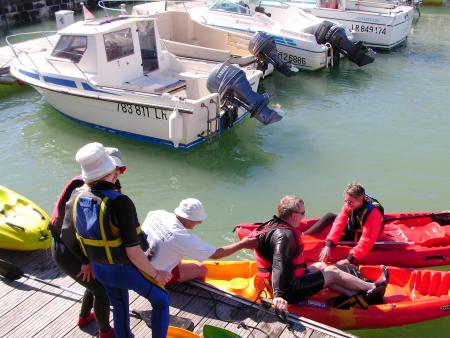 kayak à l'ile de ré